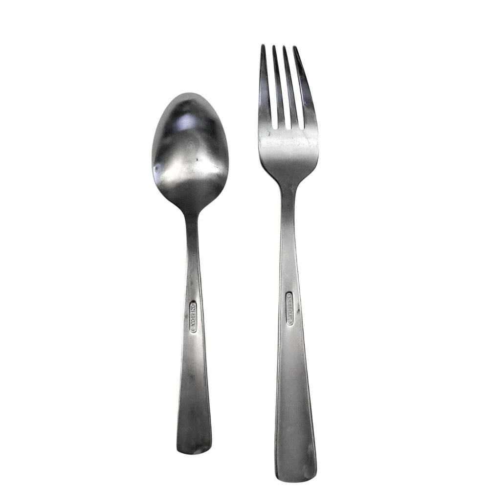 Oneida Nocha Flatware Set 2pc Fork Spoon Stainless Steel China 115 Replacement